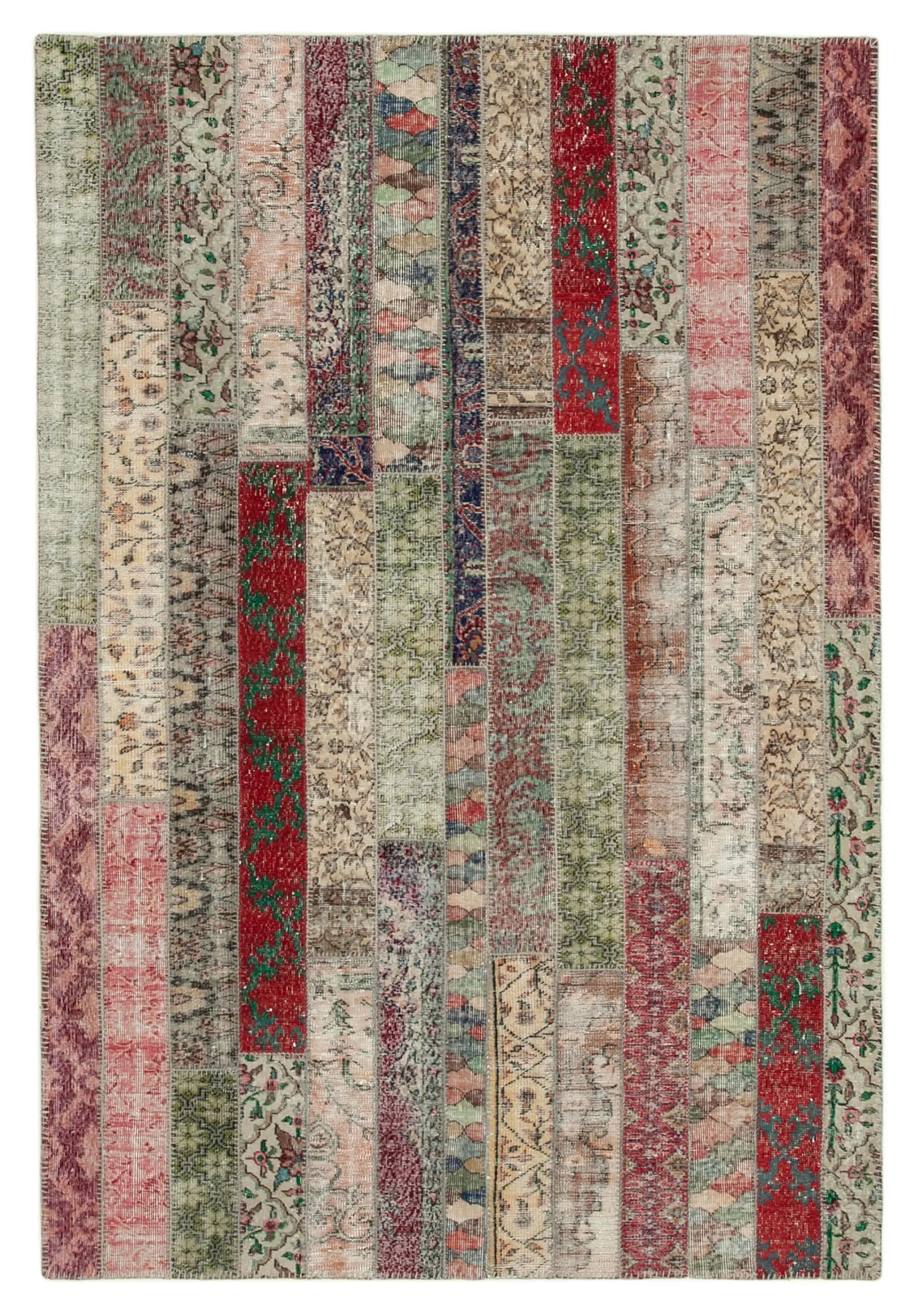 Rc_30996_0_Multicolor_Modern_Design_Patchwork_Rugs Patchwork Multi Pamuk Üzerine Yün El Dokuma Kilim-202x298 - Görsel 1