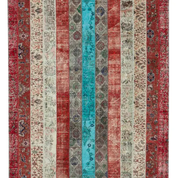 Rc_31012_0_Red_Modern_Design_Patchwork_Rugs