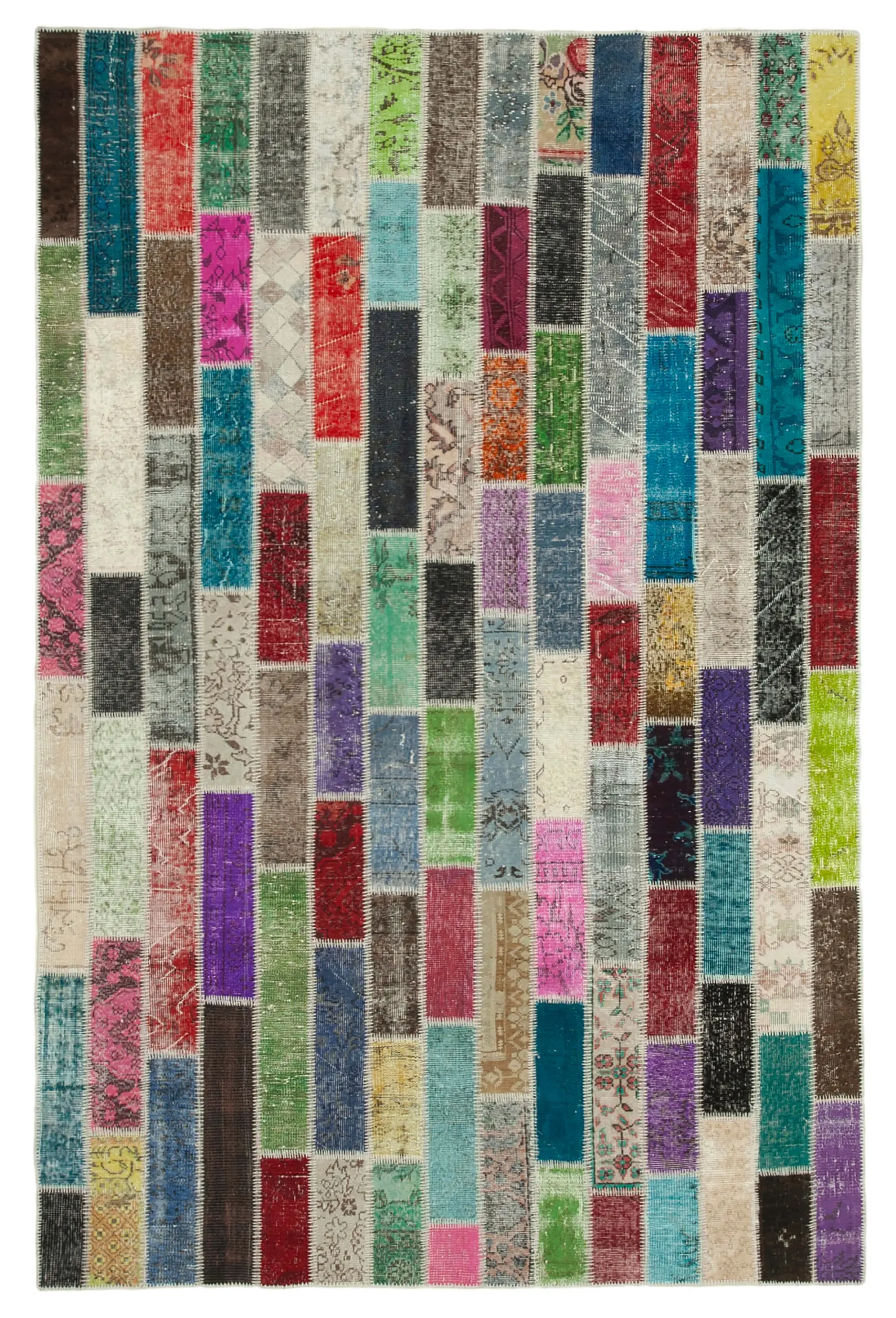 Rc_31039_0_Multicolor_Modern_Design_Patchwork_Rugs Patchwork Multi Pamuk Üzerine Yün El Dokuma Kilim-200x307 - Görsel 1