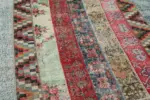 Patchwork Multi Pamuk Üzerine Yün El Dokuma Kilim-200x305 - Görsel 5