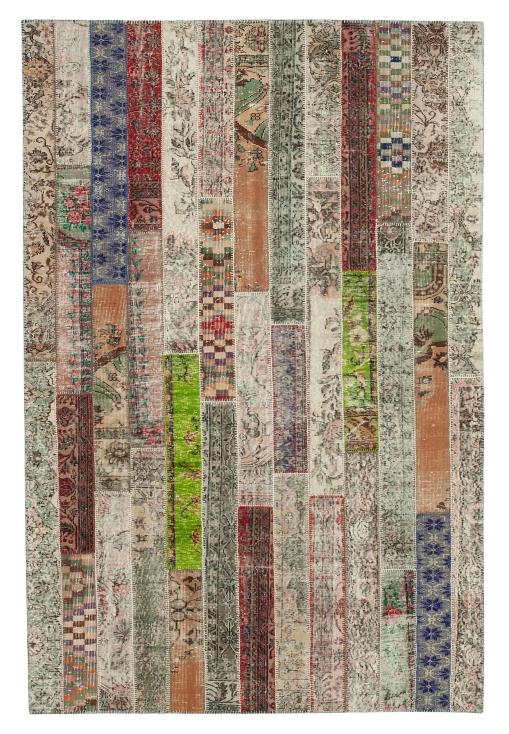 Rc_31056_0_Multicolor_Modern_Design_Patchwork_Rugs Patchwork Multi Pamuk Üzerine Yün El Dokuma Kilim-200x300 - Görsel 1
