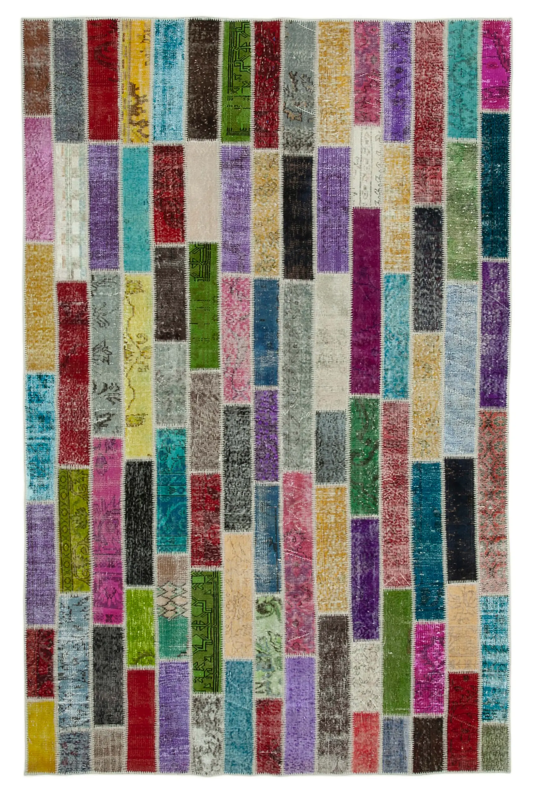 Rc_31065_0_Multicolor_Modern_Design_Patchwork_Rugs Patchwork Multi Pamuk Üzerine Yün El Dokuma Kilim-200x311 - Görsel 1