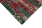 Patchwork Multi Pamuk Üzerine Yün El Dokuma Kilim-200x301 - Görsel 4