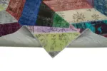 Patchwork Multi Pamuk Üzerine Yün El Dokuma Kilim-215x301 - Görsel 6