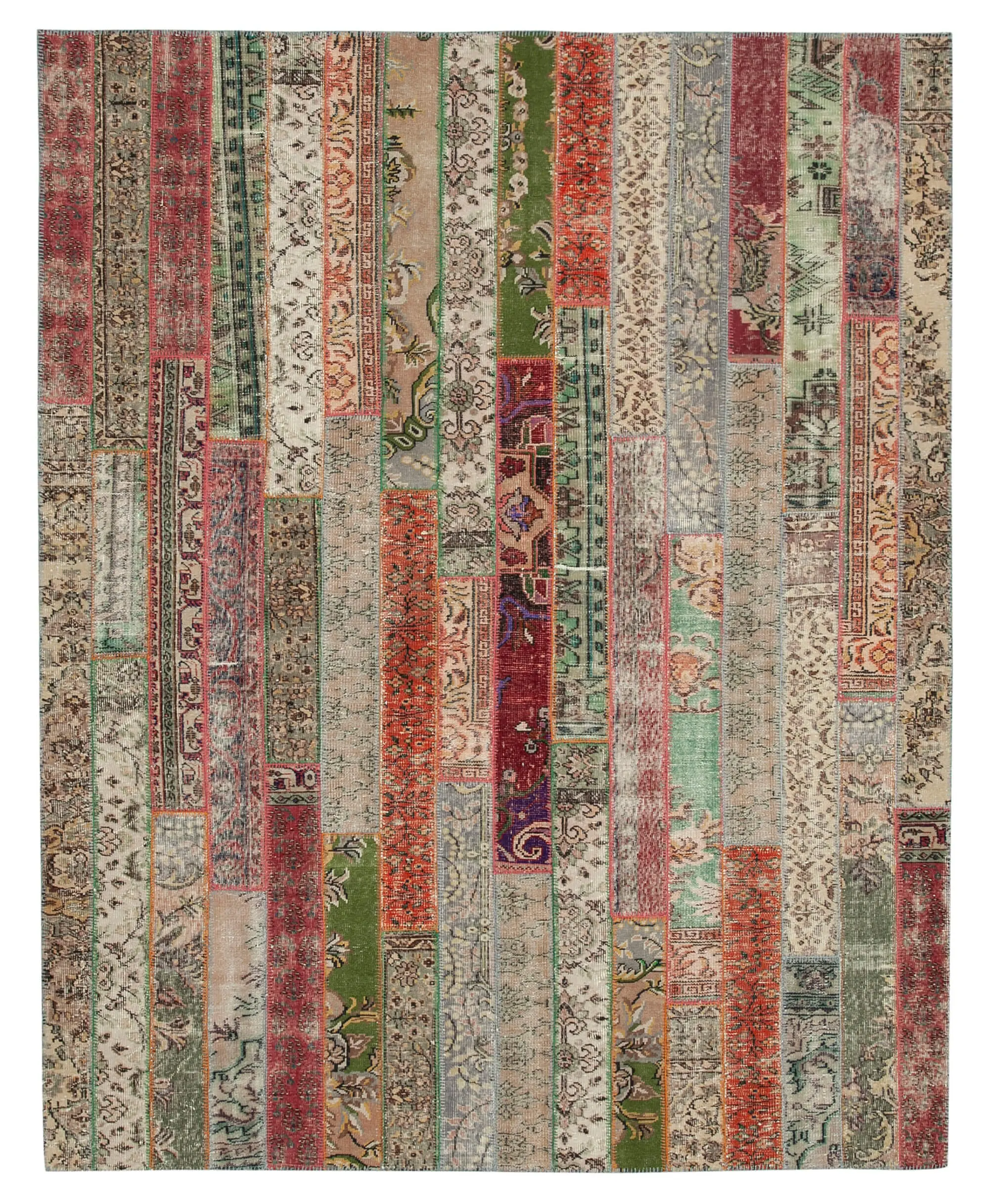 Rc_31125_1_Multicolor_Modern_Design_Patchwork_Rugs Patchwork Multi Pamuk Üzerine Yün El Dokuma Kilim-243x305 - Görsel 1