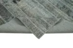 Patchwork Gri Pamuk Üzerine Yün El Dokuma Kilim-248x302 - Görsel 6