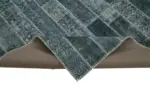 Patchwork Gri Pamuk Üzerine Yün El Dokuma Kilim-240x307 - Görsel 6