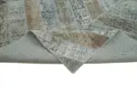 Patchwork Gri Pamuk Üzerine Yün El Dokuma Kilim-243x366 - Görsel 6