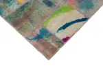 Patchwork Multi Pamuk Üzerine Yün El Dokuma Kilim-200x304 - Görsel 4