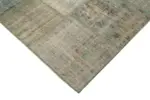 Patchwork Gri Pamuk Üzerine Yün El Dokuma Kilim-200x303 - Görsel 4