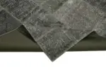 Patchwork Gri Pamuk Üzerine Yün El Dokuma Kilim-200x300 - Görsel 6