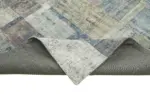 Patchwork Mavi Pamuk Üzerine Yün El Dokuma Kilim-303x412 - Görsel 6
