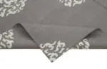 Duri Modern Gri Pamuk Üstü Yün El Dokuma Kilim-186x267 - Görsel 6