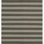 Duri Modern Kahverengi Pamuk Üstü Yün El Dokuma Kilim-182x277