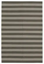 Duri Modern Kahverengi Pamuk Üstü Yün El Dokuma Kilim-182x277