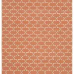 Duri Modern Turuncu Pamuk Üstü Yün El Dokuma Kilim-196x279