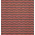 Duri Modern Kırmızı Pamuk Üstü Yün El Dokuma Kilim-182x271