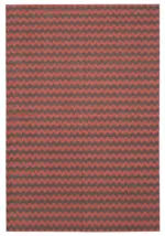 Duri Modern Kırmızı Pamuk Üstü Yün El Dokuma Kilim-182x271