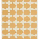 Duri Modern Sarı Pamuk Üstü Yün El Dokuma Kilim-188x271