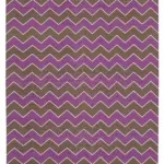 Duri Modern Kahverengi Pamuk Üstü Yün El Dokuma Kilim-187x271