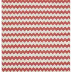 Duri Modern Kırmızı Pamuk Üstü Yün El Dokuma Kilim-183x269