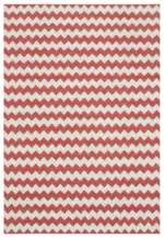 Duri Modern Kırmızı Pamuk Üstü Yün El Dokuma Kilim-183x269