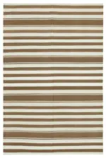 Duri Modern Kahverengi Pamuk Üstü Yün El Dokuma Kilim-182x276