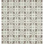 Duri Modern Gri Pamuk Üstü Yün El Dokuma Kilim-178x278