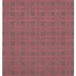 Duri Modern Kahverengi Pamuk Üstü Yün El Dokuma Kilim-185x269