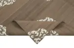 Duri Modern Kahverengi Pamuk Üstü Yün El Dokuma Kilim-180x268 - Görsel 6