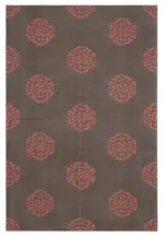 Duri Modern Kahverengi Pamuk Üstü Yün El Dokuma Kilim-183x272