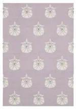 Duri Modern Mor Pamuk Üstü Yün El Dokuma Kilim-188x272