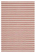 Duri Modern Kırmızı Pamuk Üstü Yün El Dokuma Kilim-183x270