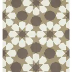 Duri Modern Kahverengi Pamuk Üstü Yün El Dokuma Kilim-188x267