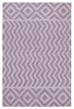 Duri Modern Mor Pamuk Üstü Yün El Dokuma Kilim-180x270