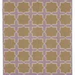 Duri Modern Kahverengi Pamuk Üstü Yün El Dokuma Kilim-190x270