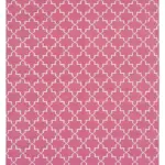 Duri Modern Pembe Pamuk Üstü Yün El Dokuma Kilim-183x277