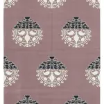 Duri Modern Mor Pamuk Üstü Yün El Dokuma Kilim-152x242