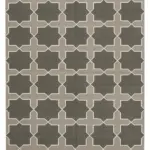 Duri Modern Kahverengi Pamuk Üstü Yün El Dokuma Kilim-188x273