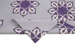 Duri Modern Mor Pamuk Üstü Yün El Dokuma Kilim-187x270 - Görsel 6