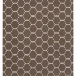 Duri Modern Kahverengi Pamuk Üstü Yün El Dokuma Kilim-182x265