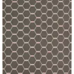 Duri Modern Kahverengi Pamuk Üstü Yün El Dokuma Kilim-184x272