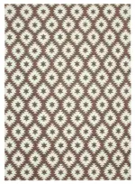 Duri Modern Kahverengi Pamuk Üstü Yün El Dokuma Kilim-302x421