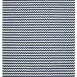 Duri Modern Mavi Pamuk Üstü Yün El Dokuma Kilim-302x422