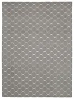 Duri Modern Gri Pamuk Üstü Yün El Dokuma Kilim-310x422