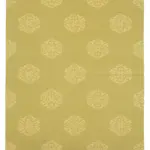 Duri Modern Sarı Pamuk Üstü Yün El Dokuma Kilim-220x404