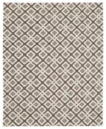 Duri Modern Kahverengi Pamuk Üstü Yün El Dokuma Kilim-241x301