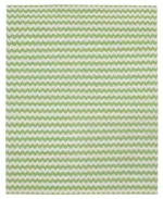 Duri Modern Yeşil Pamuk Üstü Yün El Dokuma Kilim-241x300