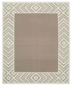 Duri Modern Kahverengi Pamuk Üstü Yün El Dokuma Kilim-246x300