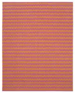 Duri Modern Turuncu Pamuk Üstü Yün El Dokuma Kilim-240x300